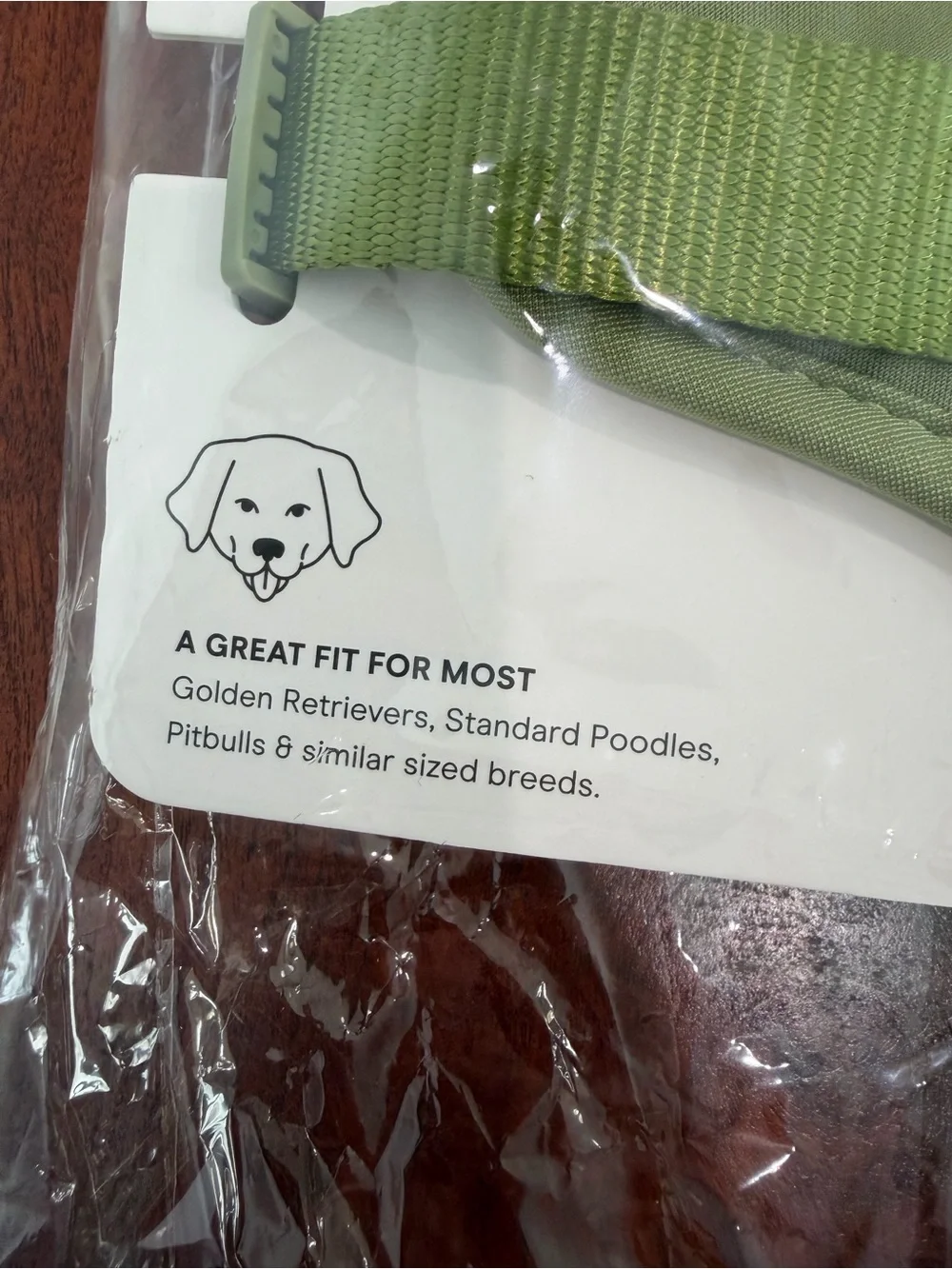 Olive Green Dog Harness - Large